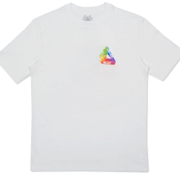 Palace Tri-Ferg Smudge T-Shirt White - Picture 2 of 9